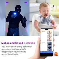 Smart Home Ampoule Lumière Wifi Caméra Panoramique Sans Fil Infrarouge Sécurité VR Web Caméra Mini CCTV Caméra Système