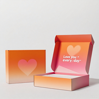 Boîte d'expédition personnalisée orange pour abonnement - Boîtes en papier sur mesure pour emballage cadeau