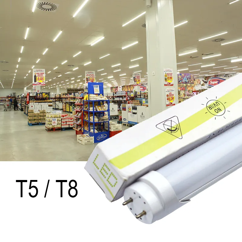 Lampe tubulaire led t8 18w, haute qualité, 1000 lumens, boîtier de haute qualité