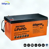 Batterie pour trottinette électrique 36V150AH 5.4KWh, technologie LFP avancée, charge équilibrée, sûre et stable pour trottinettes électriques pour personnes âgées, certifiée CE FCC RoHS