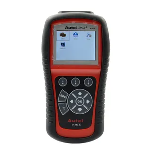 Autel scanner automotivo, ferramenta de diagnóstico automotivo original autolink al619 abs srs obdii