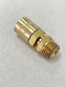 Válvula de seguridad neumática de gas Airmass SNPN-3805A con certificación CE, puerto de reducción 1/4NPT, 230 PSI, sellado de PTFE, vertical - Product Image 2
