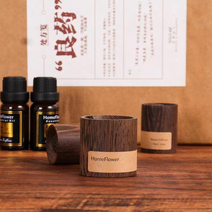 HomeFlower Reed Diffuser Beech Wood Aromatherapy <b>Essential</b> <b>Oil</b> Fragrance Box 10Pcs <b>Set</b> - Product Image 3