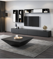 Table basse minimaliste de haute qualité, style moderne pour salon, table basse en bois