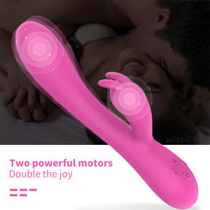 Style populaire double moteurs chauffant vibrant lapin clitoris sucer vibrateur pour femmes matures <span class=keywords><strong>gode</strong></span> sex toys - Product Image 5