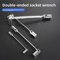 Clé à douille articulée en L de 13 mm à 12 points pour tuyaux