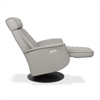 Chaise longue rotative en cuir au design moderne haut de gamme sans vente en gros