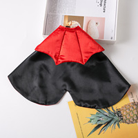 Ensemble de costume pour chien pour Halloween et Noël, cape et chapeau, en polyester