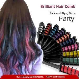 Super promotion de mars : Crème colorante pour cheveux temporaire sans alcool, biologique et sans danger, 10 couleurs, avec peigne, personnalisable - Product Image 3