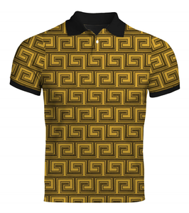 Prezzo diretto della fabbrica degli uomini all'ingrosso stampa camicia da uomo Polo con Logo personalizzato - Product Image 4