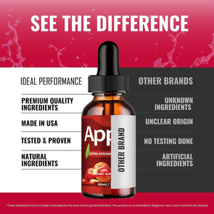 ของเหลวแอปเปิ้ลสูตรลดการไหลเวียนของวิตามินระดับคงที่ให้พลังงานแอปเปิ้ลหยดอาหารเสริมอาหารเสริม - Product Image 4