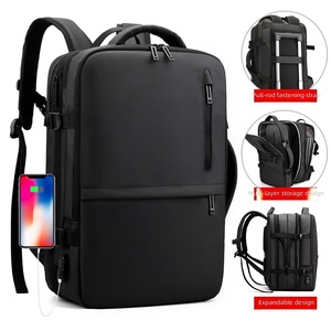 Leichter USB-Aufladbarer Herren-Reiserucksack mit Trolley-Riemen Passend für 15,6 Zoll Computer Großvolumiger Business-Laptop-Rucksack - Product Image 2