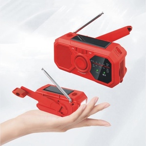 2025 nouveautés sans fil d'urgence 2000mah solaire manivelle Radio avec <span class=keywords><strong>SOS</strong></span> alarme liquidation AM Fm manivelle Radio - Product Image 6