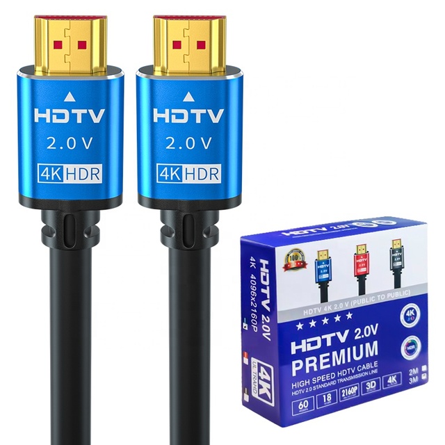 24K Gold Plated HDMI Cable PS4 V2.0 V20 1.5M 3M 5M 10M 15M 20M 30M Ultra 18Gbps 4K 30Hz 60Hz HDMI Cable Kabel