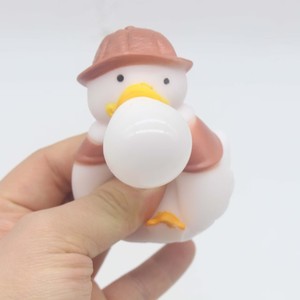 Offre Spéciale Enfants Soulagement Du Stress Fidget Jouets En Caoutchouc Canard Soufflant Bulle En Gros Coup Crache Bulles Squeeze Décompression Bulle - Product Image 4