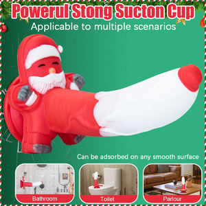 Dildo Jumbo Natalizio Innovativo a Forma di Babbo Natale, Potente Stimolatore Prostatico <span class=keywords><strong>e</strong></span> Dispositivo Anale per Natale - Product Image 5