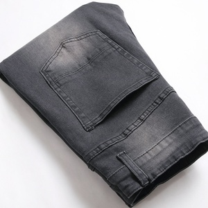 Logo OEM Personnalisable Jeans Skinny Denim pour Hommes Pantalon Mi-taille Délavé Trendy Motif de <span class=keywords><strong>Moustache</strong></span> de Chat Nouveau Style Look Lavé - Product Image 6