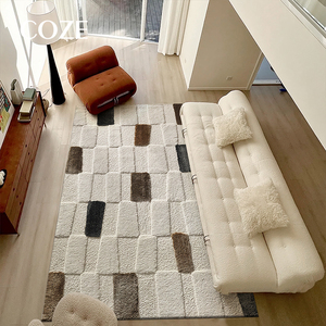 <span class=keywords><strong>Tapis</strong></span> moderne à motif brique, haut de gamme, tufté à la main, à boucles, écologique, <span class=keywords><strong>antidérapant</strong></span> et doux pour salon et <span class=keywords><strong>chambre</strong></span> à coucher - Product Image 5