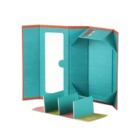 Boîte pliable à plat avec fenêtre et séparateur : Montage facile (Usine CN & VN)