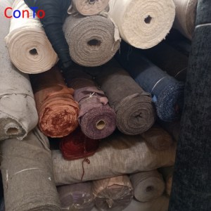 Tissu en daim imitation lin <span class=keywords><strong>vintage</strong></span> Keqiao, prix au mètre - Product Image 4