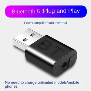 Altavoz AUX de coche de salida dual, construcción de plástico, USB para receptor de Audio <span class=keywords><strong>Bluetooth</strong></span>/Adaptador de transmisor para Audio y vídeo - Product Image 2