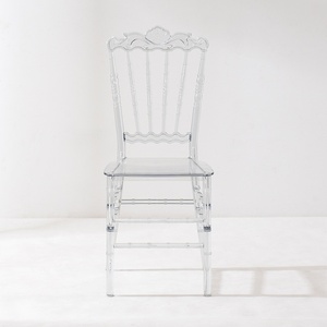 <b>Transparent</b> Acrylic Chiavari <b>Chair</b>, Clear Resin Wedding <b>Chair</b> for Banquet, Hotel, Event, Outdoor, Garden, Home - Product Image 1