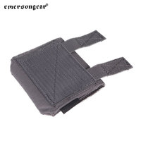 Emersongear Cordura 500D Nylon Casque Contre Poids Sac Pochettes Tactique Casque Couverture Amovible Arrière Poche