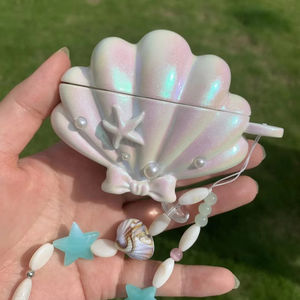 Étui de protection inspiré des coquillages pour <span class=keywords><strong>AirPods</strong></span> Housse de collecte de conception originale unique pour écouteurs - Product Image 1