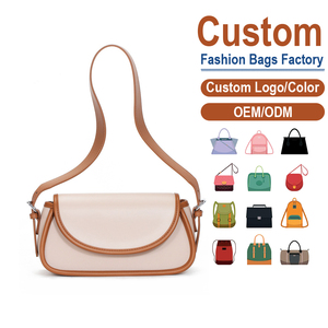 Bolso de Hombro de Cuero Genuino con Ribete en Contraste, Diseño Exclusivo de Dos Tonos, Bolso Bandolera de Piel de Vacuno - Product Image 1