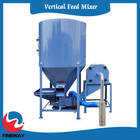 Machine de traitement verticale économique pour l'alimentation animale, broyeur de maïs, mélangeur combiné pour petite usine d'aliments pour volailles