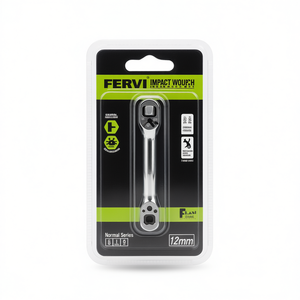 Clé à douille à chocs de qualité industrielle Fervi pour réparation automobile, taille de la pointe 12 mm, entraînement 1/2 pouce, série normale, outil hexagonal - Product Image 2