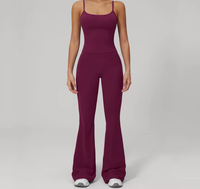 Ensemble de yoga décontracté pour femme, respirant et extensible, avec logo frontal, taille élastique, séchage rapide, idéal pour le fitness et la course à pied