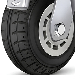 <span class=keywords><strong>Roue</strong></span> pivotante universelle silencieuse en caoutchouc pour chariot <span class=keywords><strong>de</strong></span> transport robuste - Product Image 4