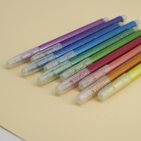 Stylo à paillettes brillantes, 12 couleurs, forte couverture, fournitures artistiques à paillettes fines