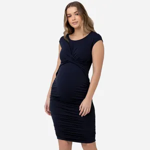pregnant party dress in sri lanka Tendenza Mum Ease Side Slit Maternity Dress  Thilakawardhana