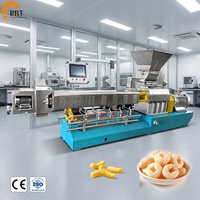 Machine extrudeuse de fabrication de snacks soufflés à double vis, ligne de production de snacks soufflés