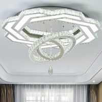 Nouvelle maison intérieur cristal plafonniers lustres modernes lampes suspendues pour hauts plafonds