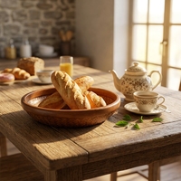 Panier de rangement rond en bambou tressé chinois moderne avec design portable et durable pour fruits, aliments et collations
