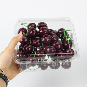 Wholesale High Quality <b>PET</b> Plastic Zipper Bag Fruit Vegetable Packing Box Lid Recyclable Stackable for Supermarket Exhibition - Product Image 3