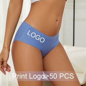 Intimo Donna Senza Cuciture ad Asciugatura Rapida, Slip Invisibili per Yoga, Bikini Tinta Unita con Taglio a Laser a Vita Media - Product Image 4