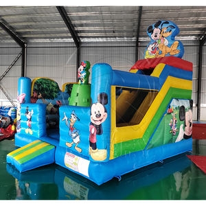 Dessin animé souris château gonflable toboggan château rebondissant videur gonflable château sautant maison de rebond gonflable - Product Image 4
