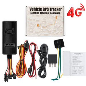 Traceur de <span class=keywords><strong>Voiture</strong></span> 4G LTE CAT1, Localisateur <span class=keywords><strong>GPS</strong></span> Étanche IP65 <span class=keywords><strong>avec</strong></span> Coupure d'Huile, Alarme Vibratoire et SOS, Moniteur Vocal à Distance - Product Image 1