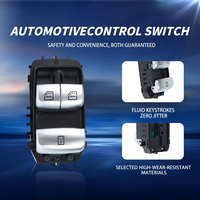 Interruttore Alzacristalli Elettrico Compatibile con Mercedes-Benz Classe E E200 E220 E250 E300, Ricambio Sistema Elettrico OE 2229050009