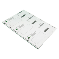 Papier sans charbon pour ordinateur de bureau continu, 50 pièces de haute qualité, compatible avec ordinateur, réaliser un échantillon gratuit