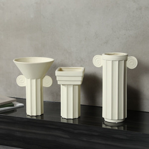 Vaso in <span class=keywords><strong>Ceramica</strong></span> Grande all'Ingrosso, Articolo Decorativo Creativo, Vaso Semplice per Fiori Secchi, Stoviglie in <span class=keywords><strong>Ceramica</strong></span> - Product Image 5