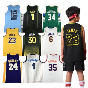 เสื้อบาสเก็ตบอลสำหรับผู้ชายเสื้อแขนกุดเสื้อบาสเก็ตบอลพิมพ์ลาย - Product Image 2