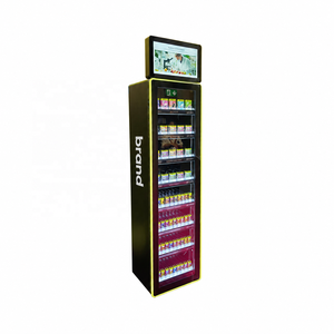 <b>Lockable</b> Snus Display <b>Cabinet</b> with LED Light and LCD Screen Custom Metal Nicotine Pouch Retail Showcase - Product Image 6