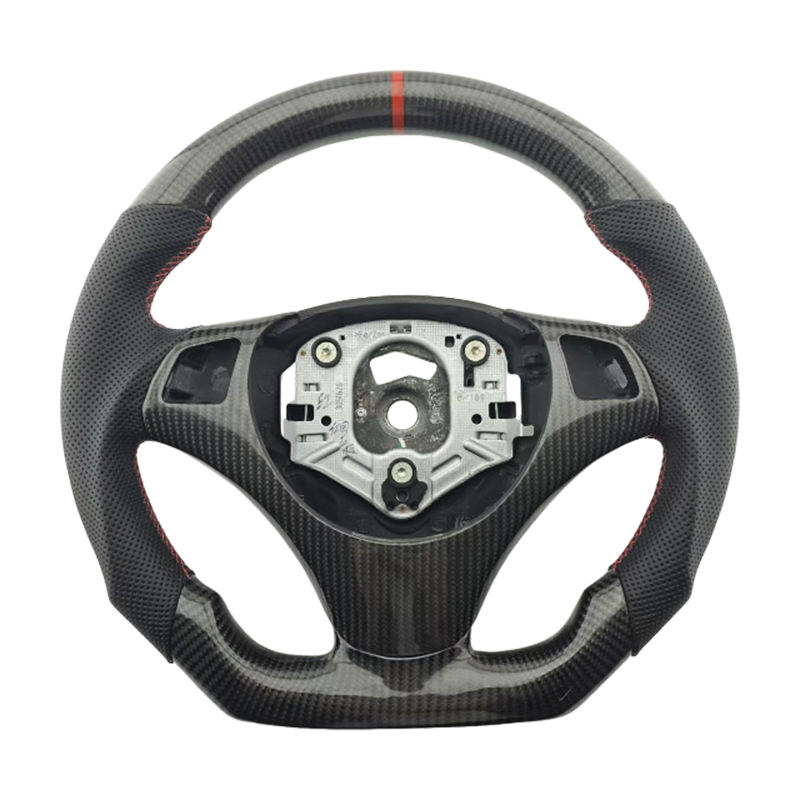 ปกติ ไม่มีรูพาย + คาร์บอน + หนัง + เย็บแถบสีแดง