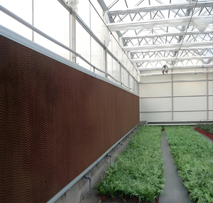 Gà nhà kiểm soát nhiệt độ khung nhôm PVC Rèm ướt làm mát Pad chăn nuôi thiết bị thông gió - Product Image 2