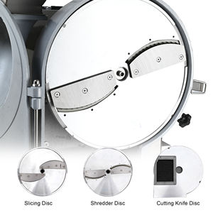 Machine de traitement multifonctionnelle électrique pour légumes et fruits : hachoir, trancheuse, coupe-dés, râpeuse pour carottes et patates douces - Product Image 5